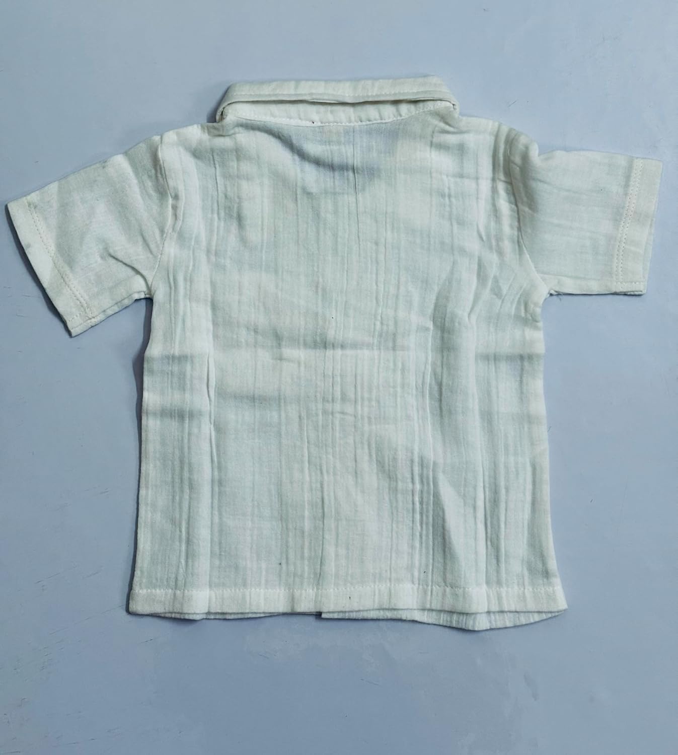 TinyChuckles | Crinkle Muslin Shirt & Shorts Set | 100% Organic Cotton | Ultra-Soft & Breathable Outfit for Boys & Girls | 6 Months - 5 Years